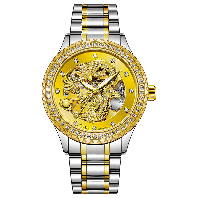 Men's waterproof automatic mechanical watch