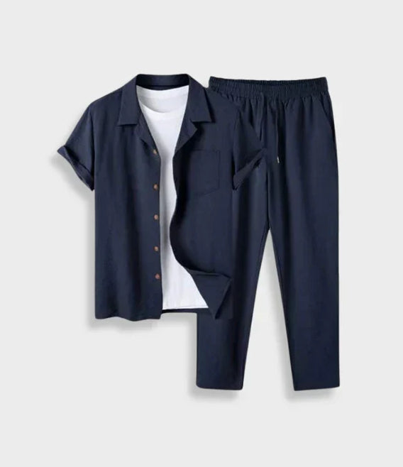 Cotton numérique pour hommes et chemise en lin