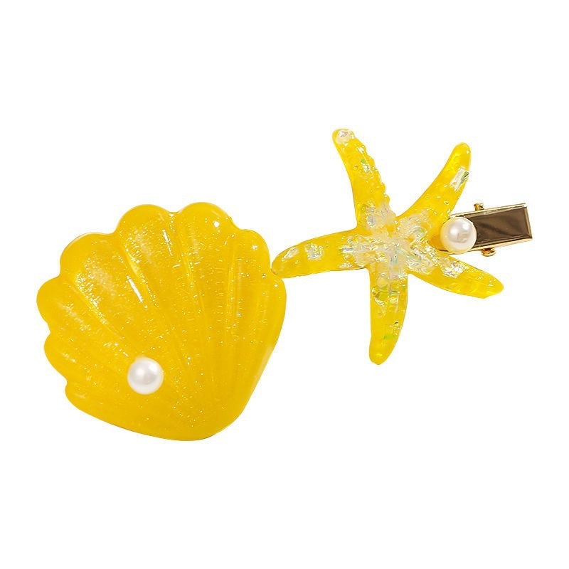 Barrettes d'étoiles de coquillage