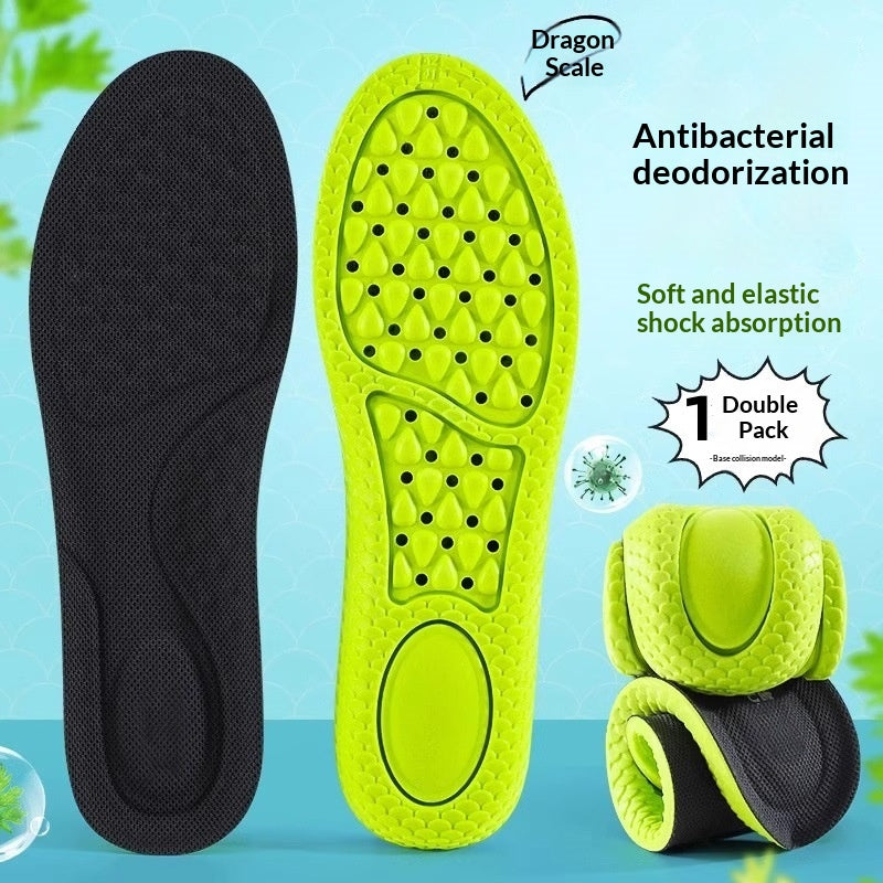 Semelles athlétiques absorbantes