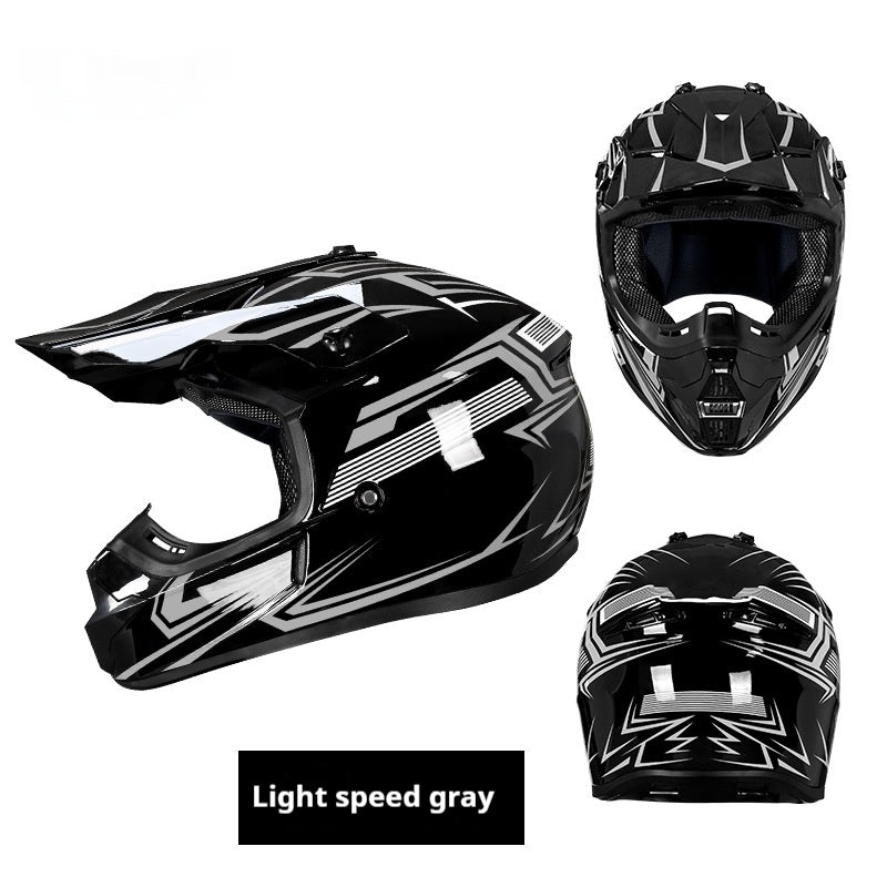 Moto de casque hors route Locomotive Mountain DOT Certified Riding Safety