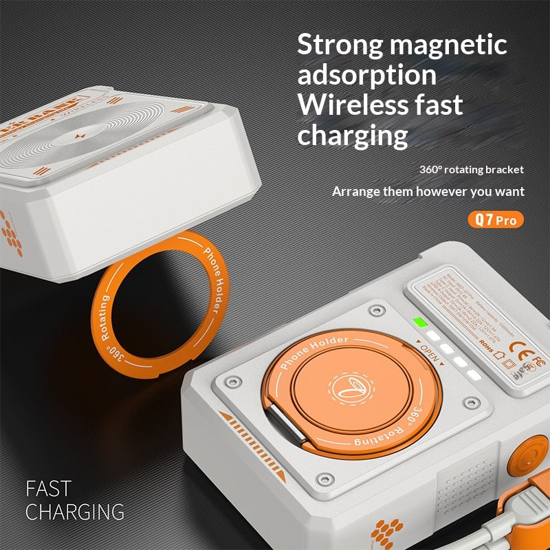 10 000 Mah Portable Power Bank avec charge et support super rapide 225W intégré