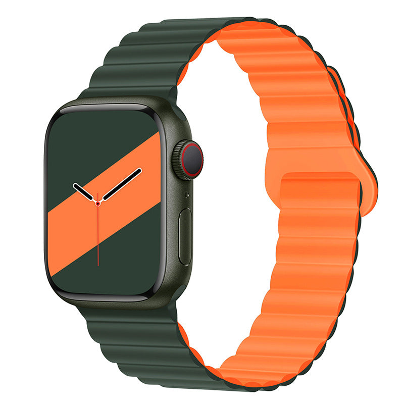 Bracelet de montre magnétique en silicone bande