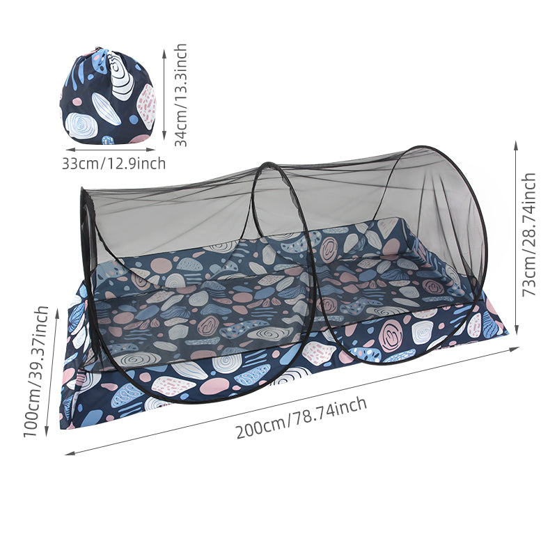 Installation instantanée Camo Mosquito Net Tente Portable Anti-Mosquito Bed Canopy For Outdo