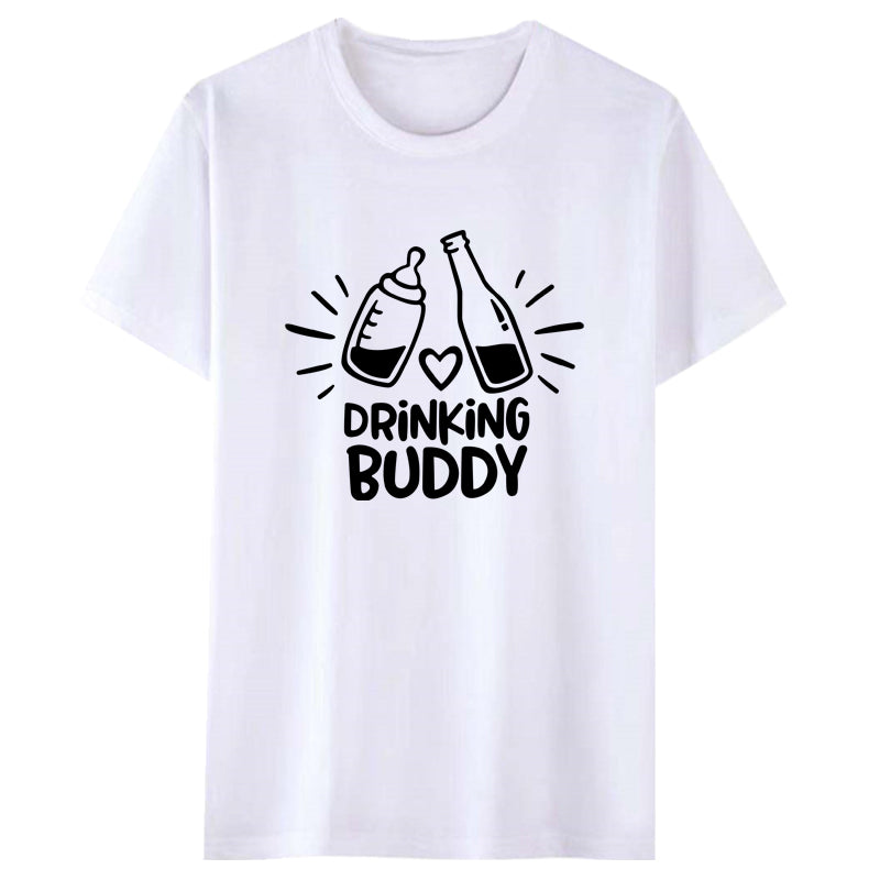 Mignon et drôle père et fils T-shirt Parent enfant Top manches courtes