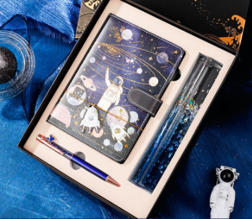 Galaxy Dream Coloriage de page Notebook mignon dessin animé Astronaute
