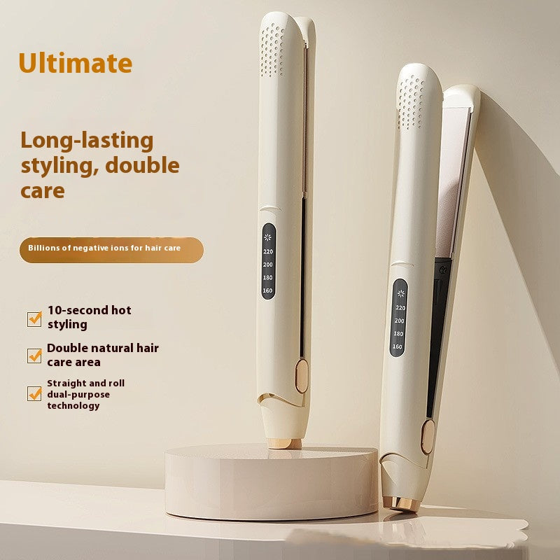 LCD écran Lisser les cheveux Contrôle de température multipaires double usage