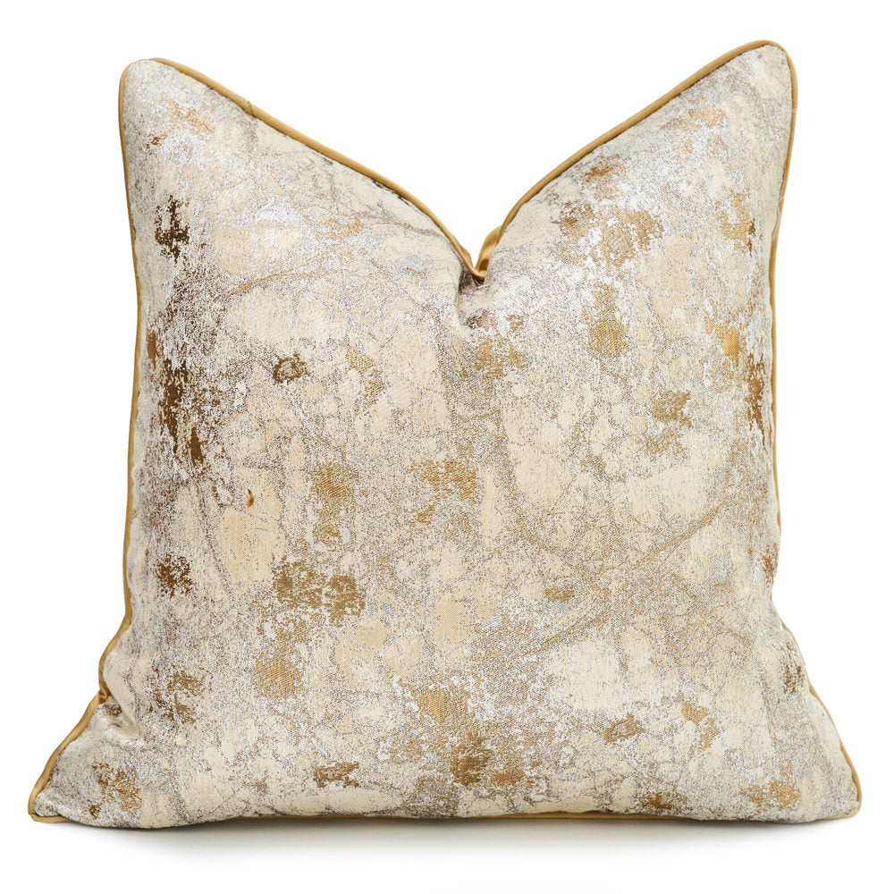 Shell-Pattern Moderne lumière-Luxury Haute précision Jacquard Soft Decor Oreiller Couverture