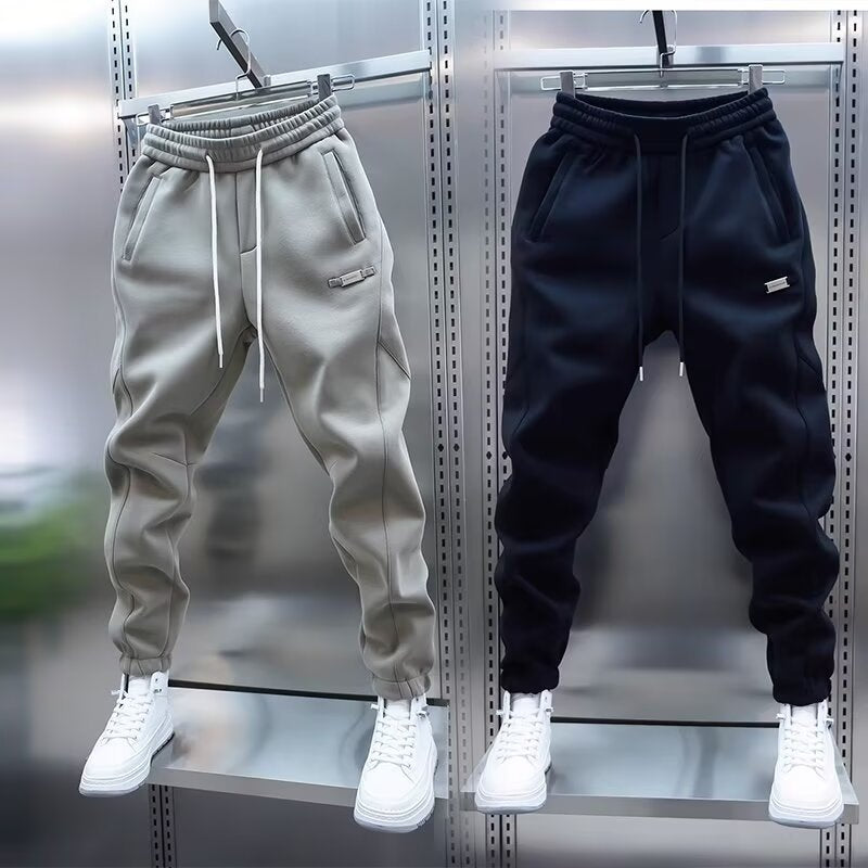 Shangbao Trendy Mens Printemps Sweatpants casual couleur solide