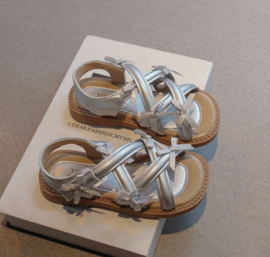 Summer Sweet Princess Style Crisscross Sangle Sandales pour filles