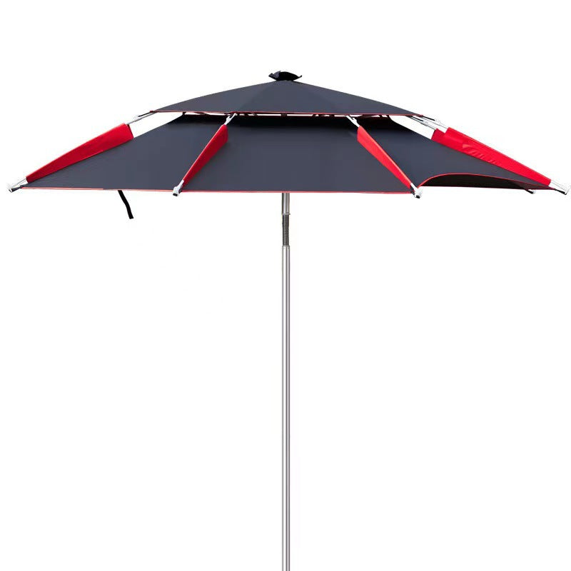 Parapluie de pêche à l'épreuve de la pluie et au soleil de vinyle épais