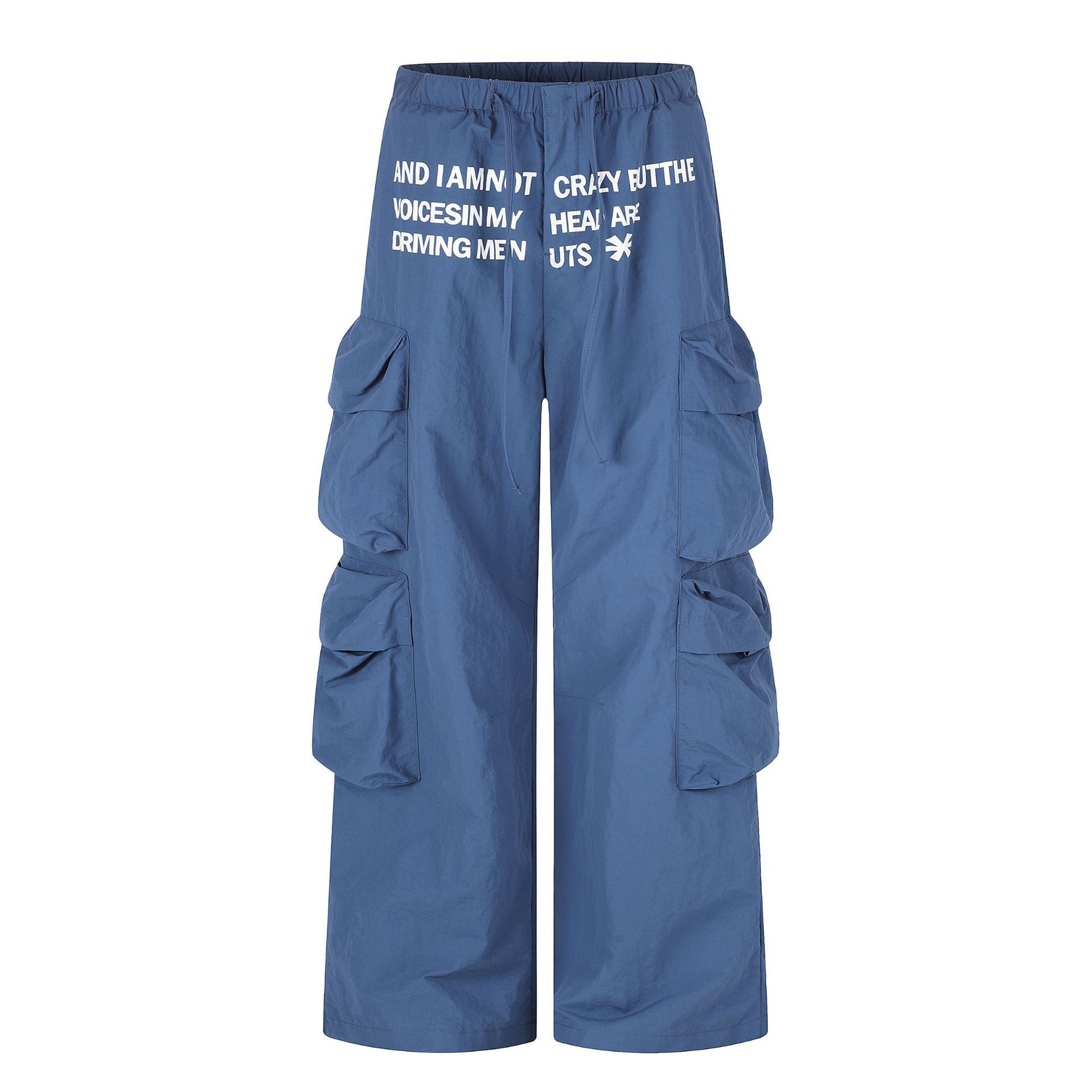 Femme Elastic-waist Street-style Lettre-print Pantalon à sèche-linge rapide en bon état