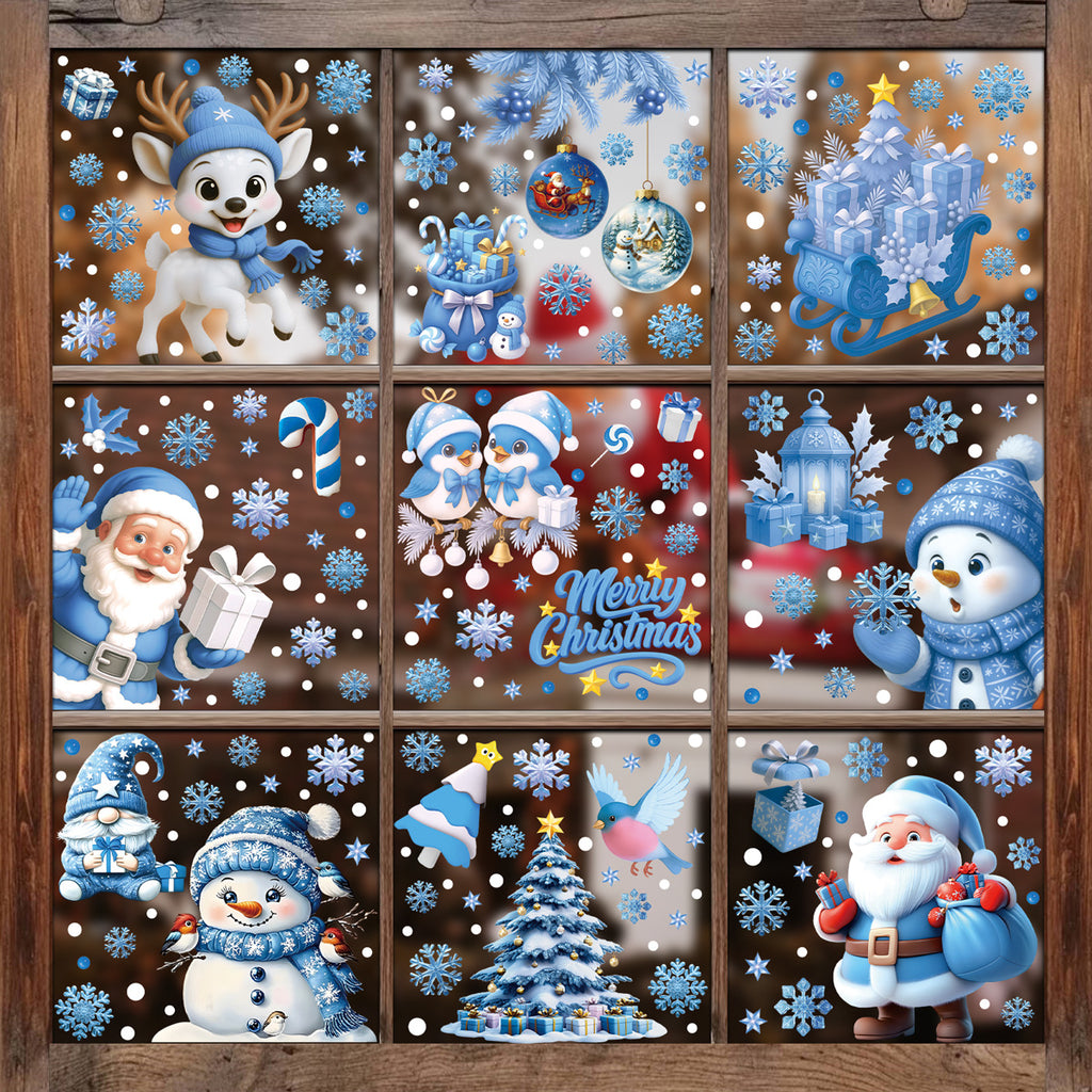 Parti de Noël Sticker décoratif en verre créatif