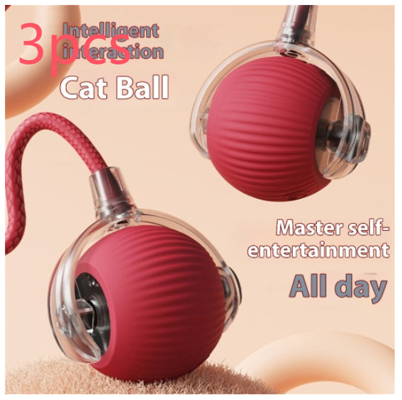 Jouet de chat électrique Automatique boule de chat auto-entertainment Rolling Ball