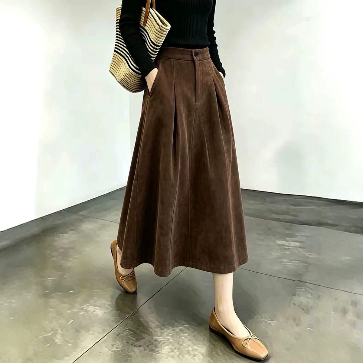 Jupe vintage à la mode et élégante