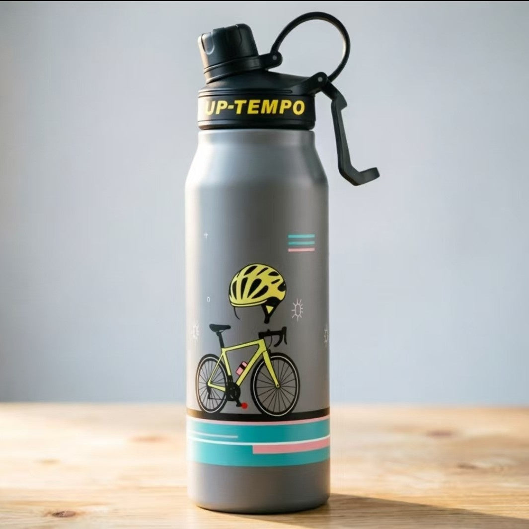 Acier inoxydable Portable de grande capacité pour vélo extérieur