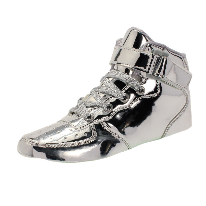Chaussures Lumineuses en Velcro Casual High-top