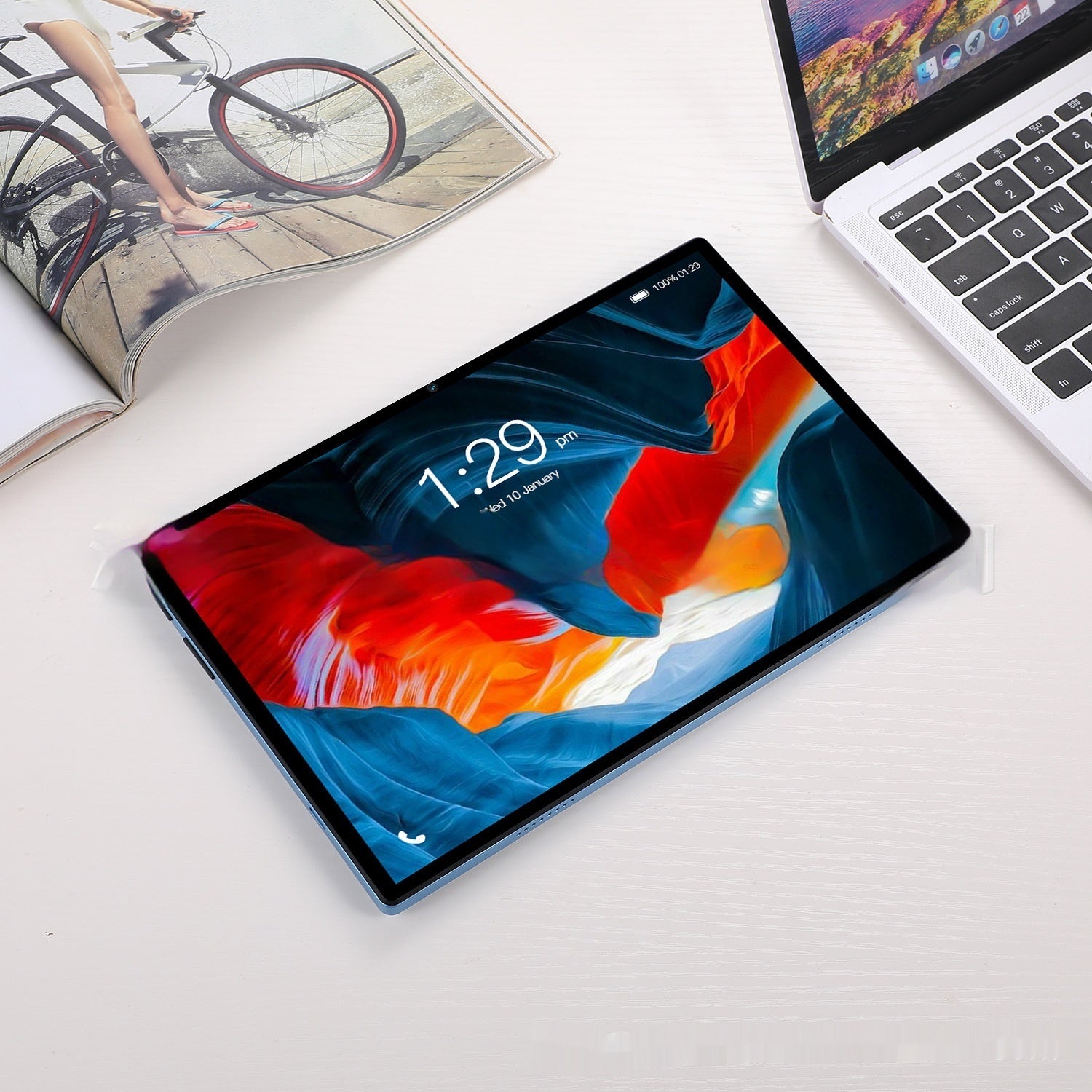 Tablette de 10 pouces avec un processeur octa-core 4G appelant Wi-Fi 5G et Android
