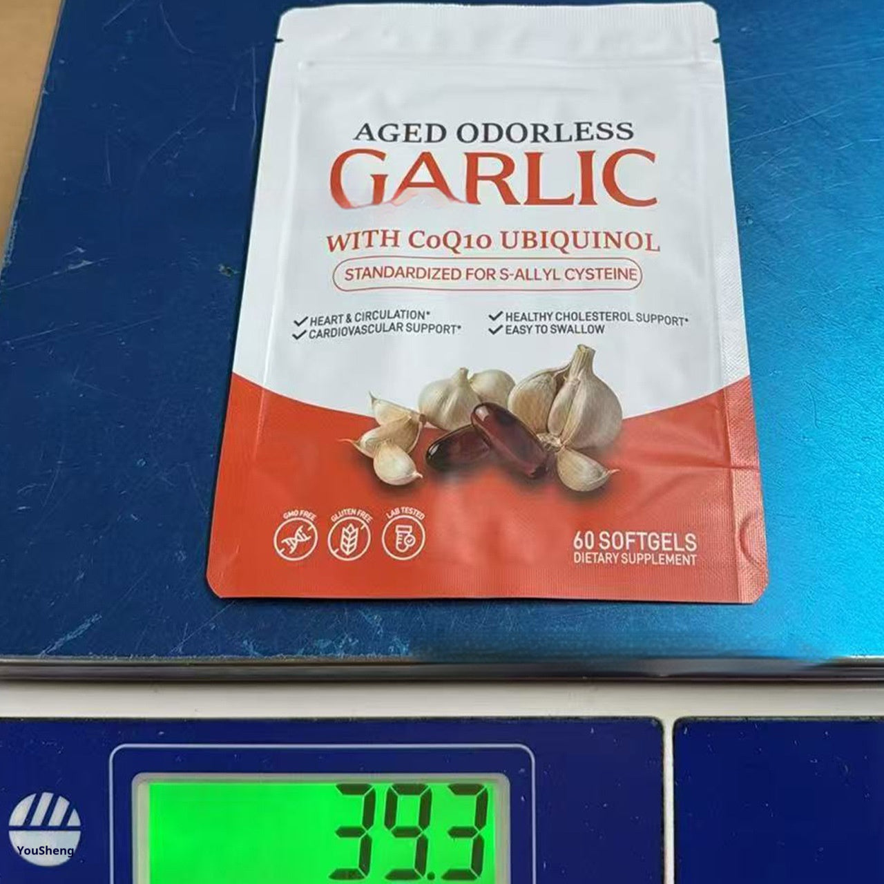 Capsules d'ail sans odeur vieillies