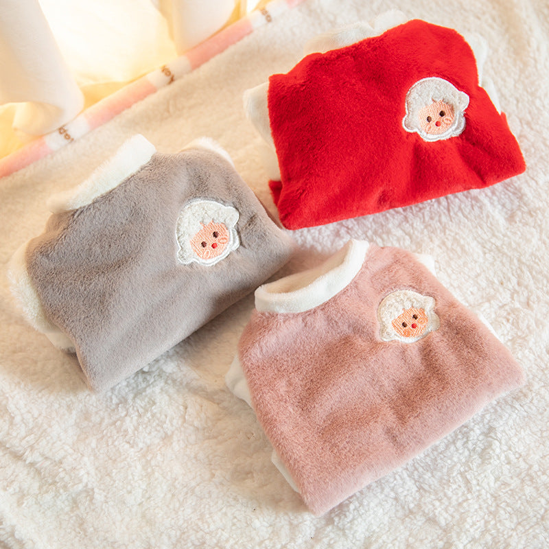 Chandail en peluche chaude d'hiver