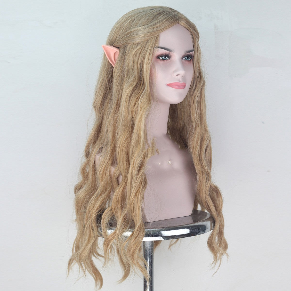 Perruque hobbit Elf Queen Kellantril avec oreilles Perruques d'anime Cosplay