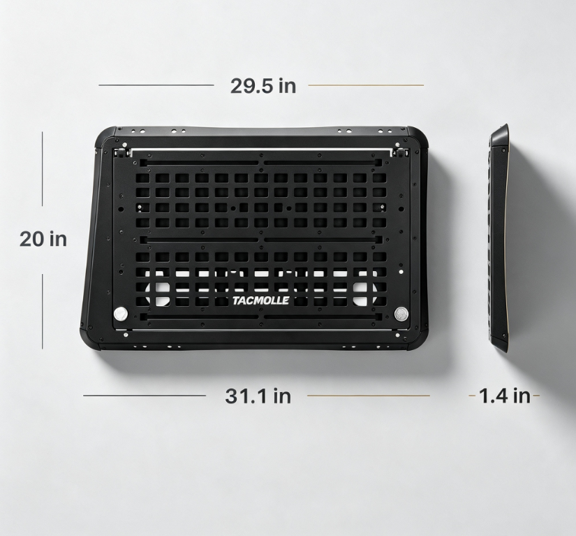 Panneau MOLLE Protection de la fenêtre arrière s'adapte Wrangler JL 4 Drs R
