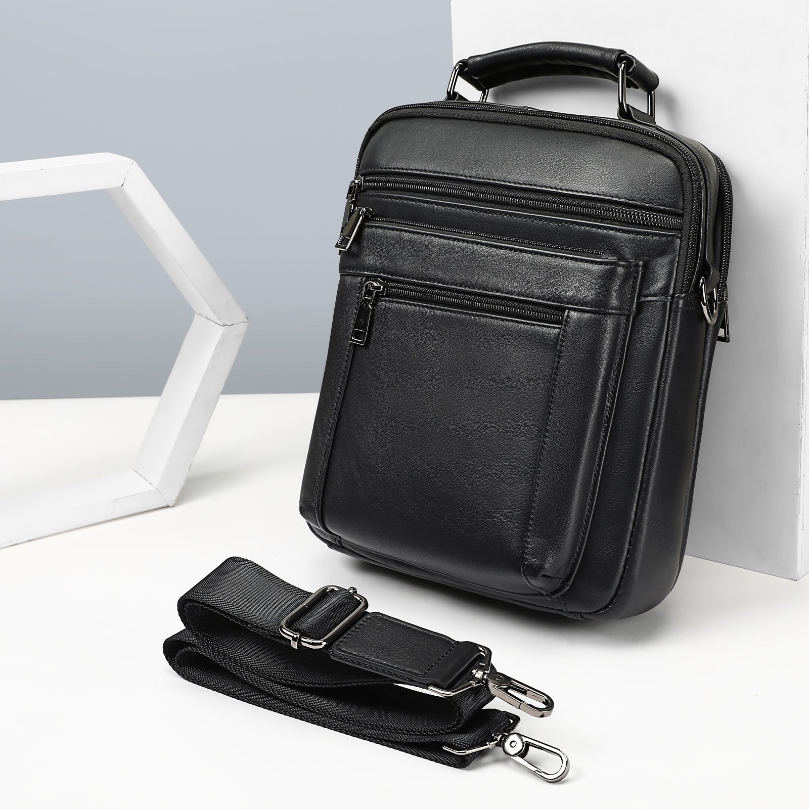 Sac d'épaule de luxe Business Light pour hommes