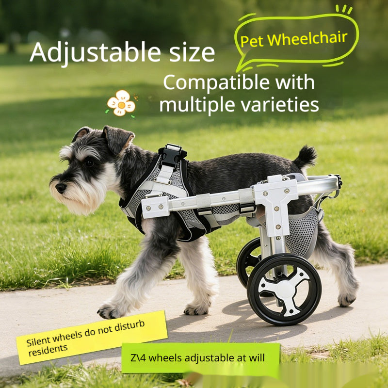 Support des jambes arrière du véhicule d'aide aux animaux légers