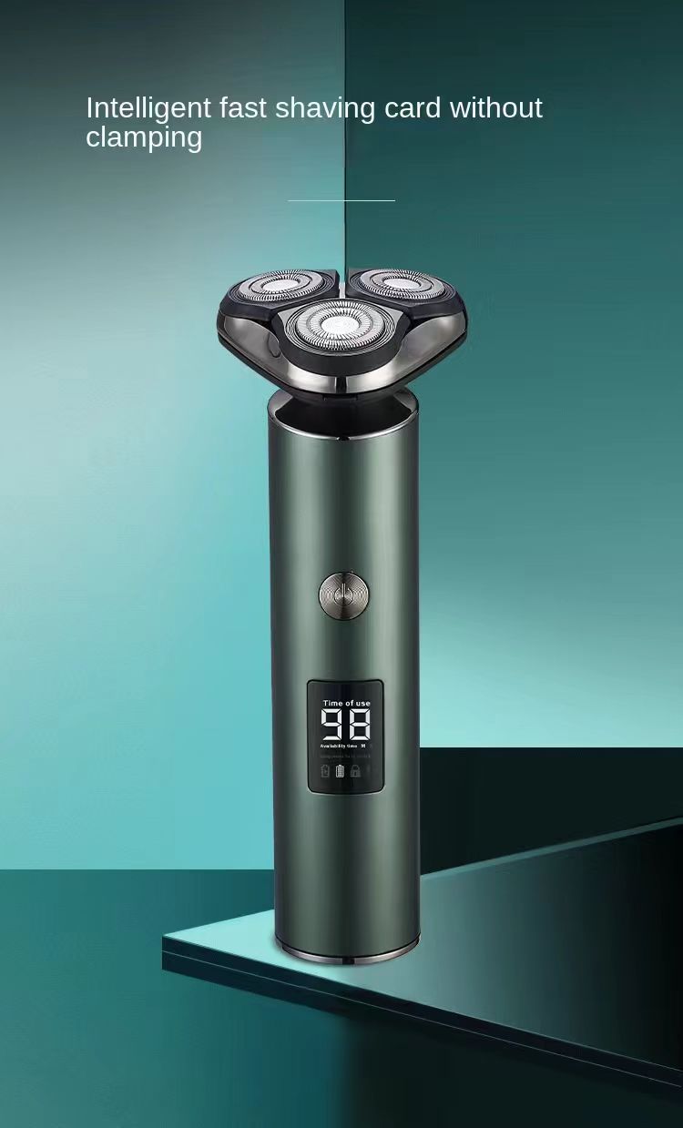 Rasoir électrique homme triple tête rasoir Voyage portable lavable