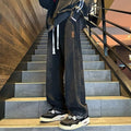 Pantalon large à jambe droite