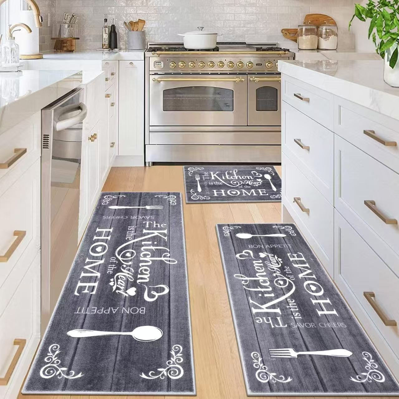 Tapis de cuisine simple de style américain pour usage domestique
