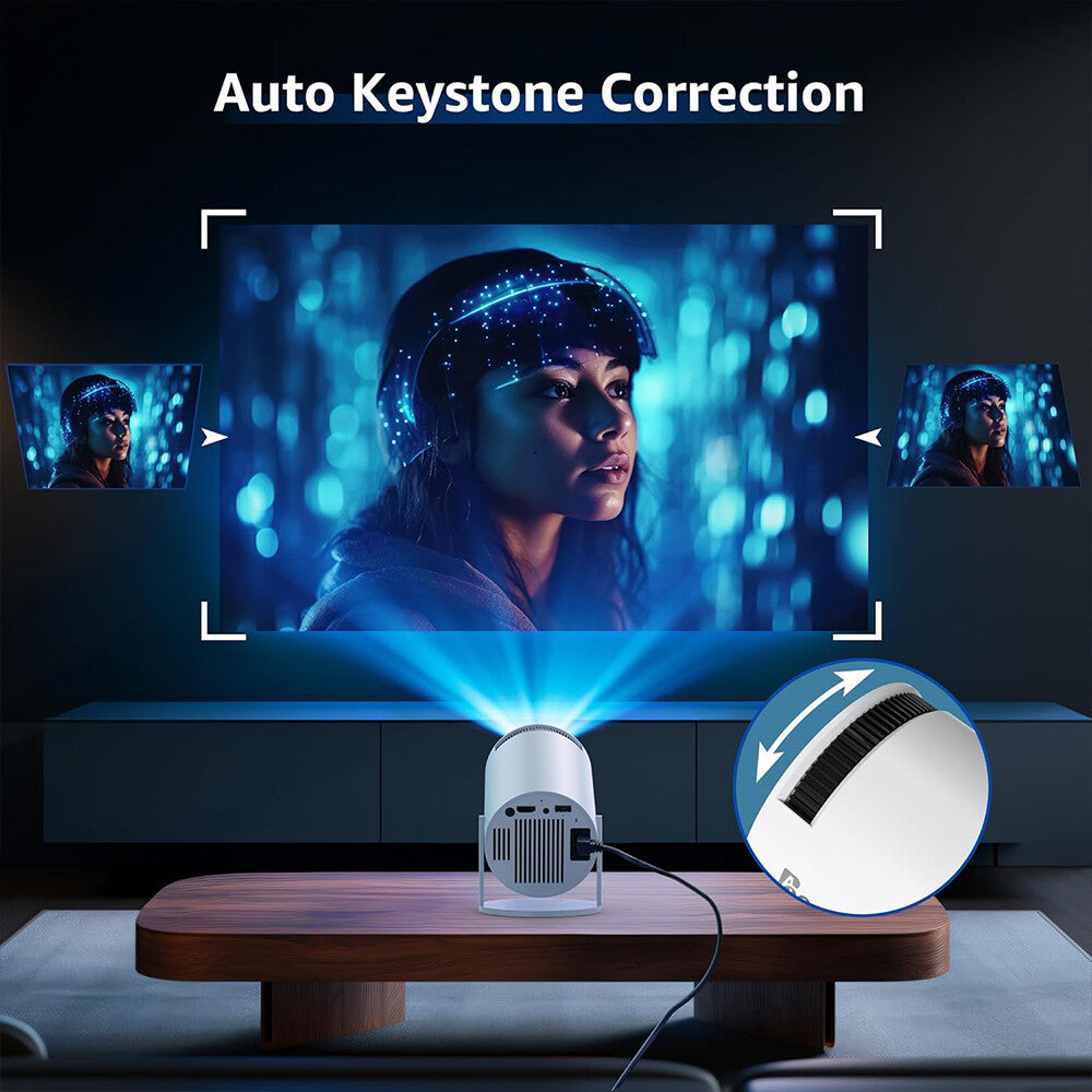 Projecteur 5G 4K Smart HD LED WiFi Bluetooth Android Office
