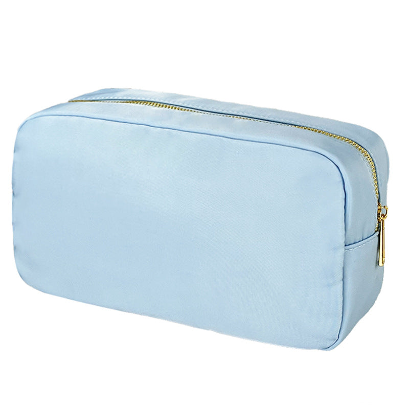Sac de maquillage en nylon imperméable à l'eau à grande capacité