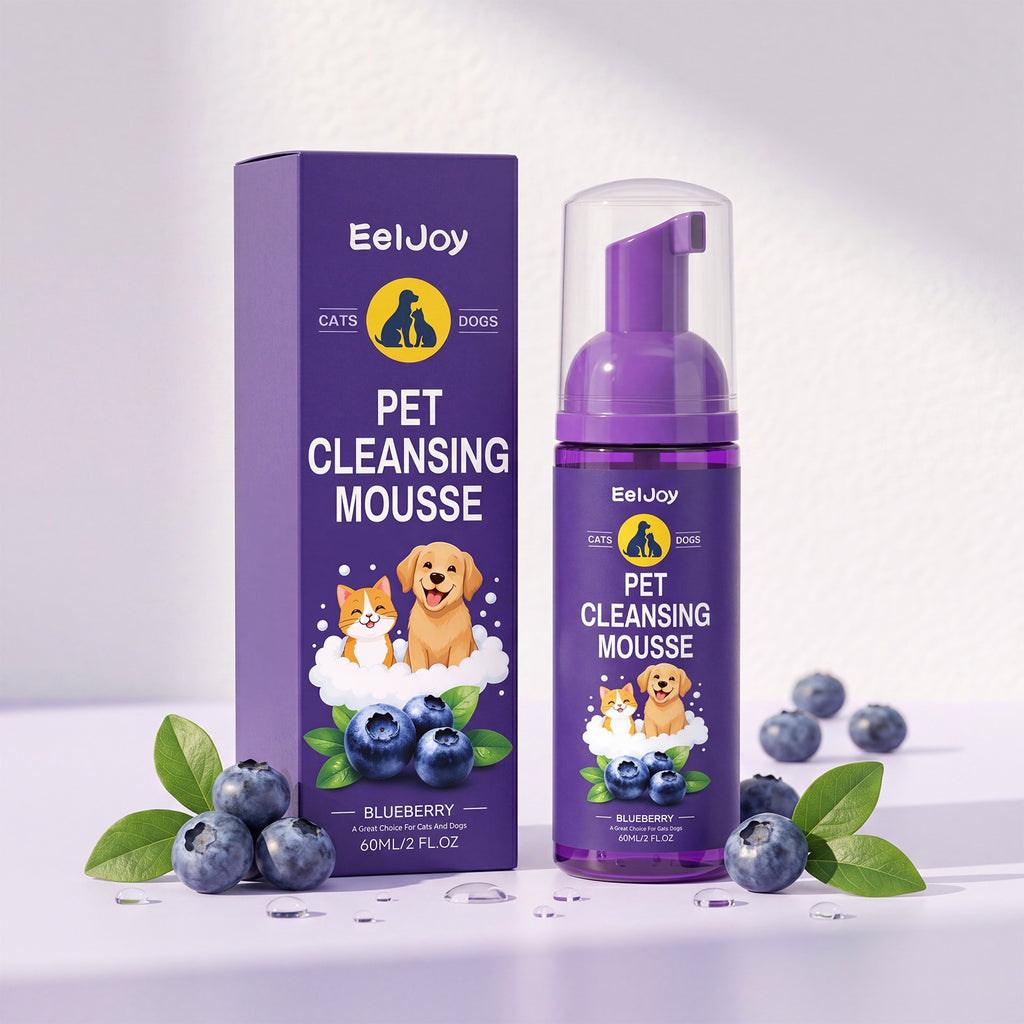 Le shampooing de bain sans rinçage Eeljoy Pet peut être utilisé pour les chats