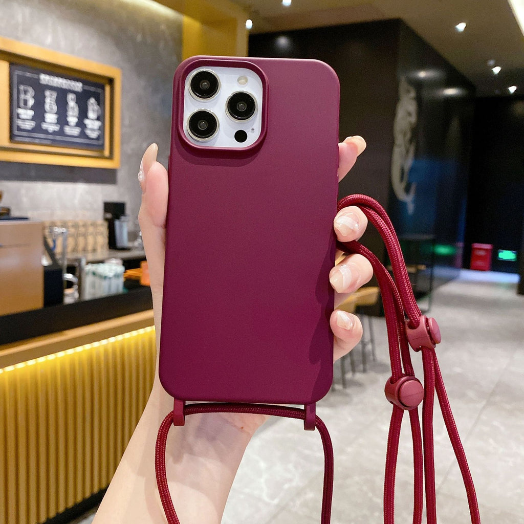 Étui téléphonique Lanyard minimaliste épais
