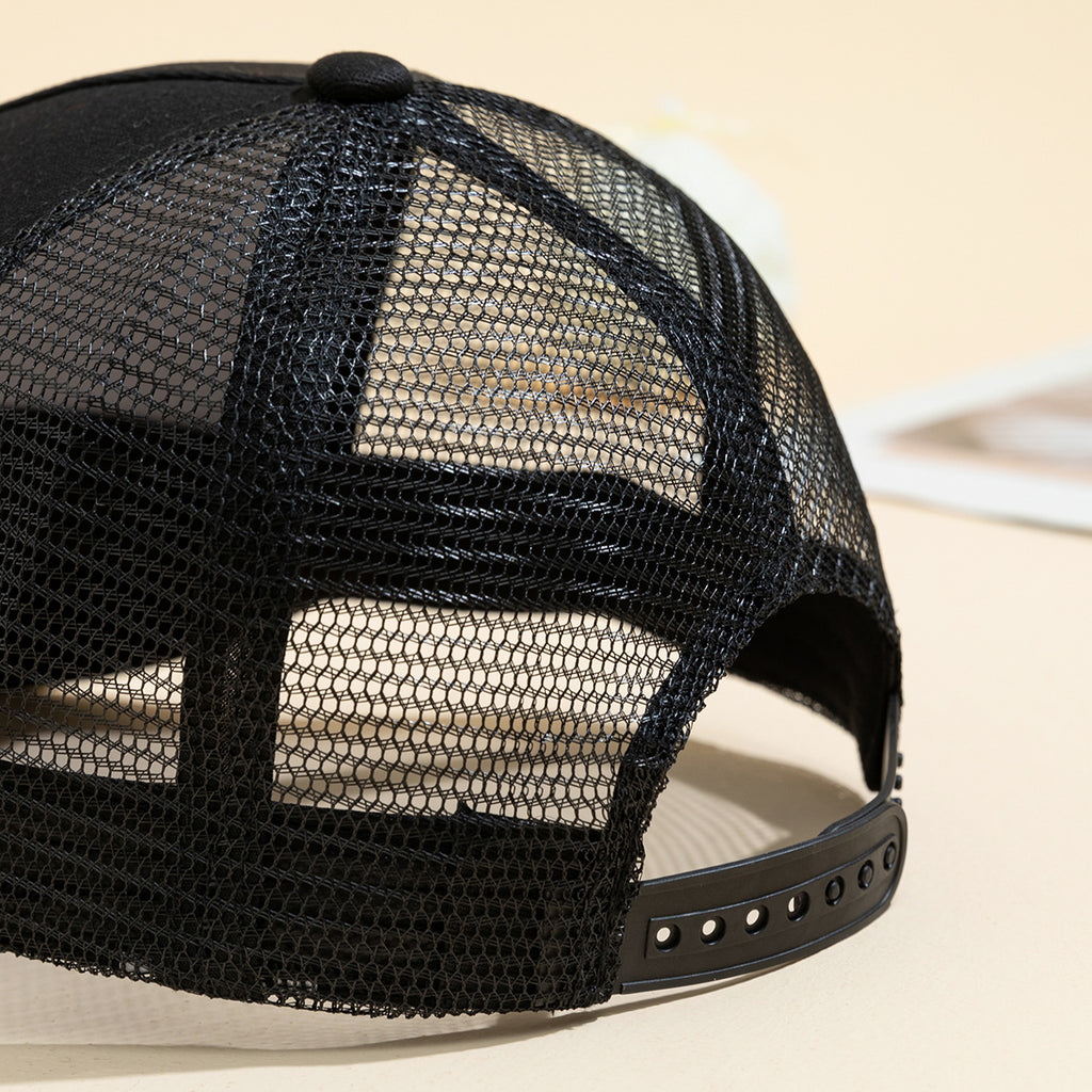 Patchwork homme Sunset Mountain Mesh Casquette de baseball