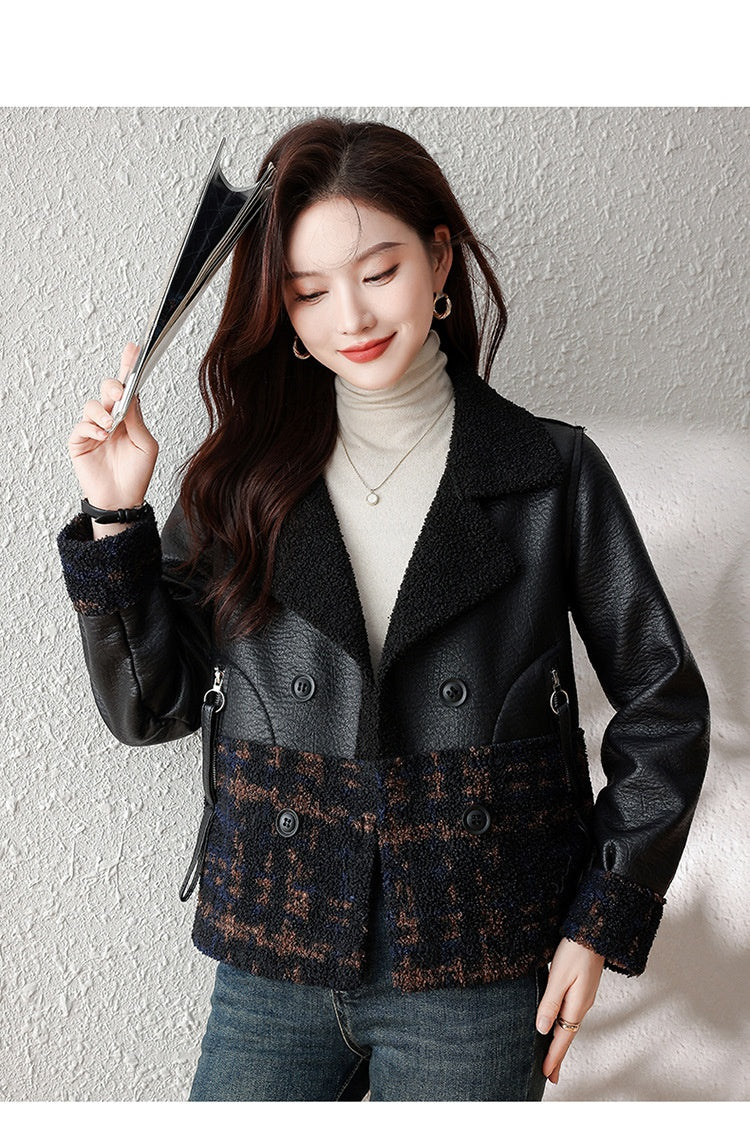 Manteau de fourrure d'hiver perdre plus de taille veste pour les femmes