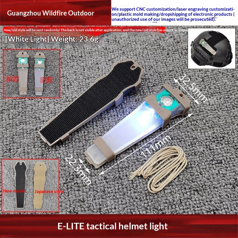 Casque tactique Lampe de signal de survie étanche à l'éponge
