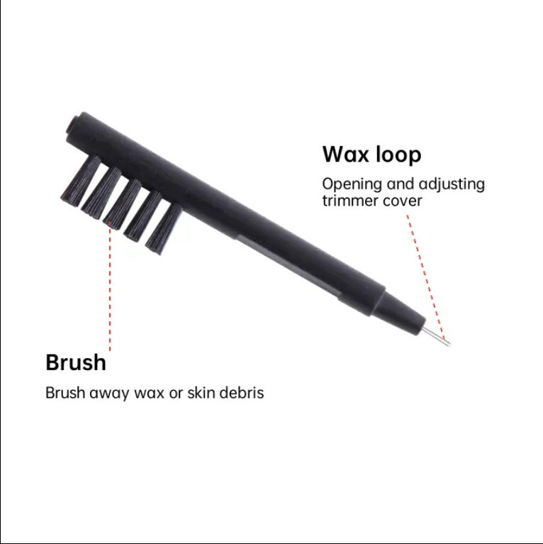 Accessoire d'aide auditive Supprimer brosse à cheveux U-forme Crochet avec brosse de nettoyage aimant