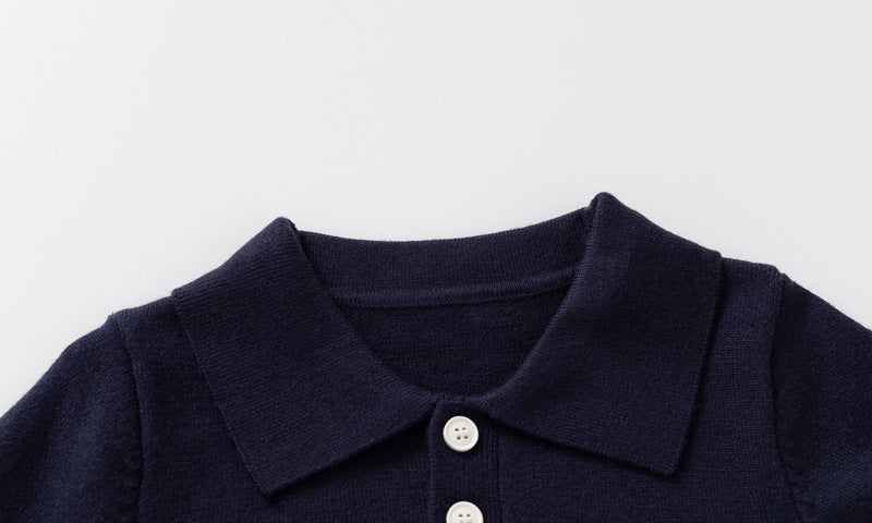Sweater à bout mince pour garçon