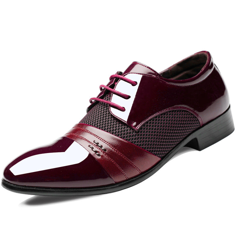 Chaussures en cuir tendance coréen pour hommes