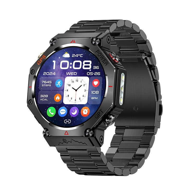 Smart Watch pour hommes Bluetooth appel GPS Sports de plein air main