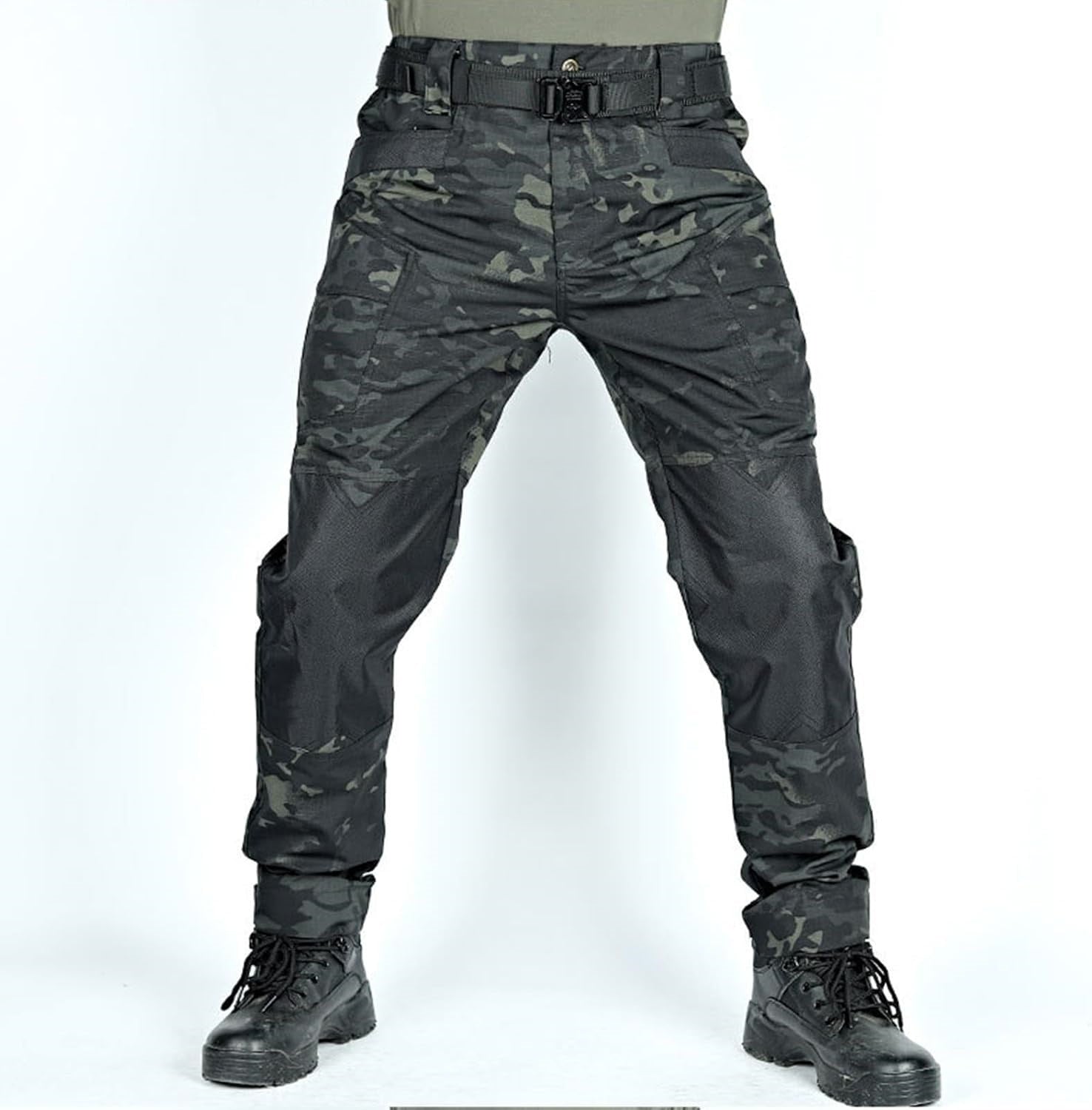 Hommes Entraînement de combat extérieur Pantalons de fret avec plusieurs poches
