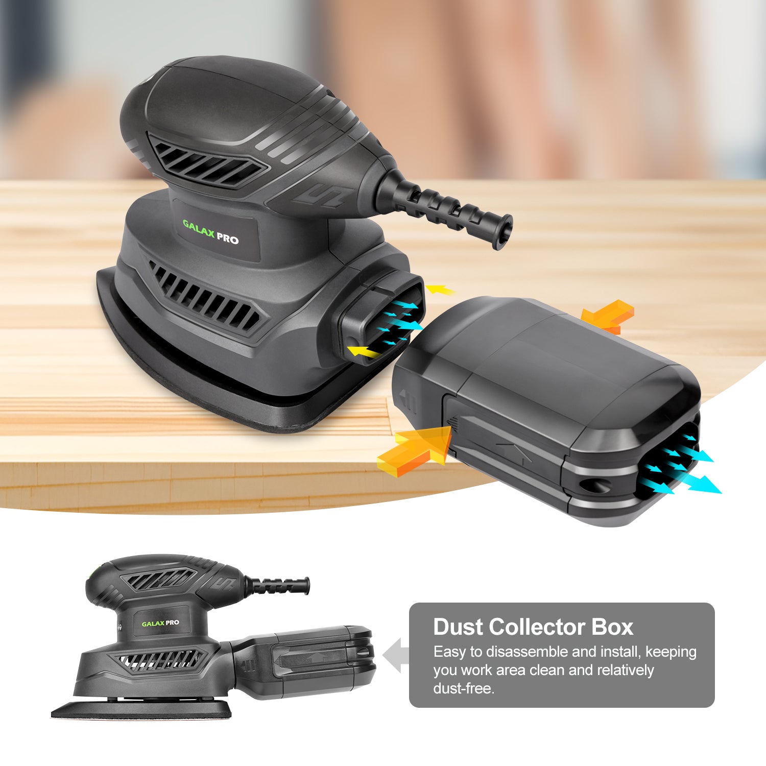 Sander de détail 130W