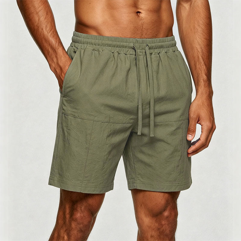 Short en lin d'été pour homme Européen et American Plus Tailles Short casual pour homme