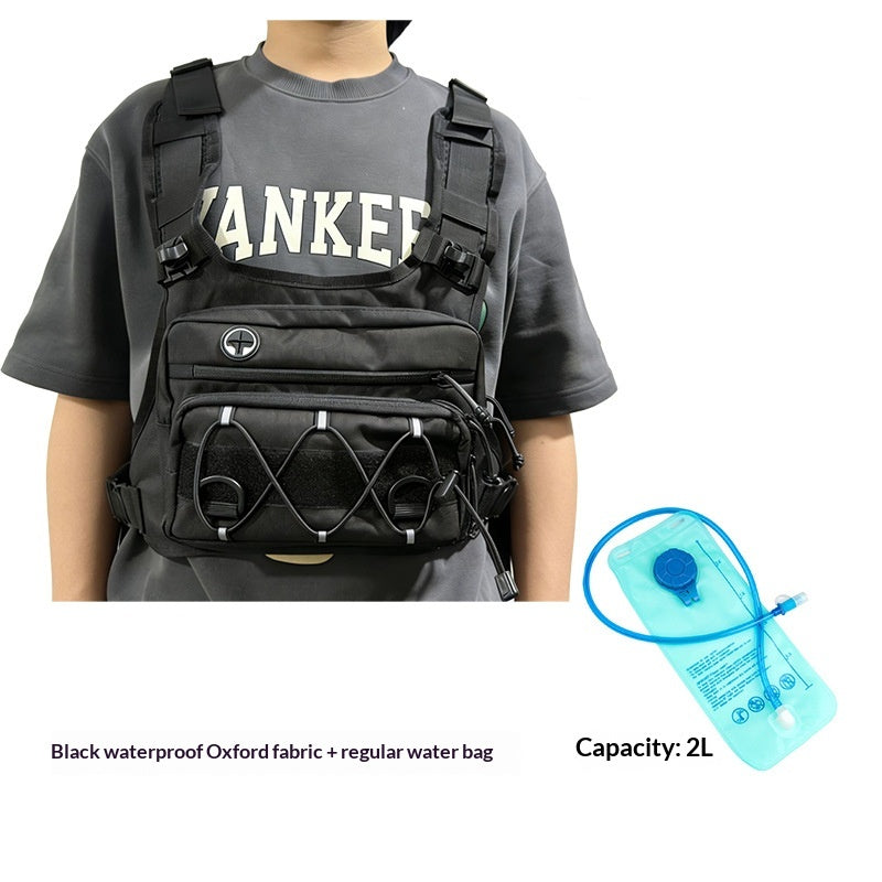 Tactical Chest Pack multifonctionnel adapté à la course sur piste