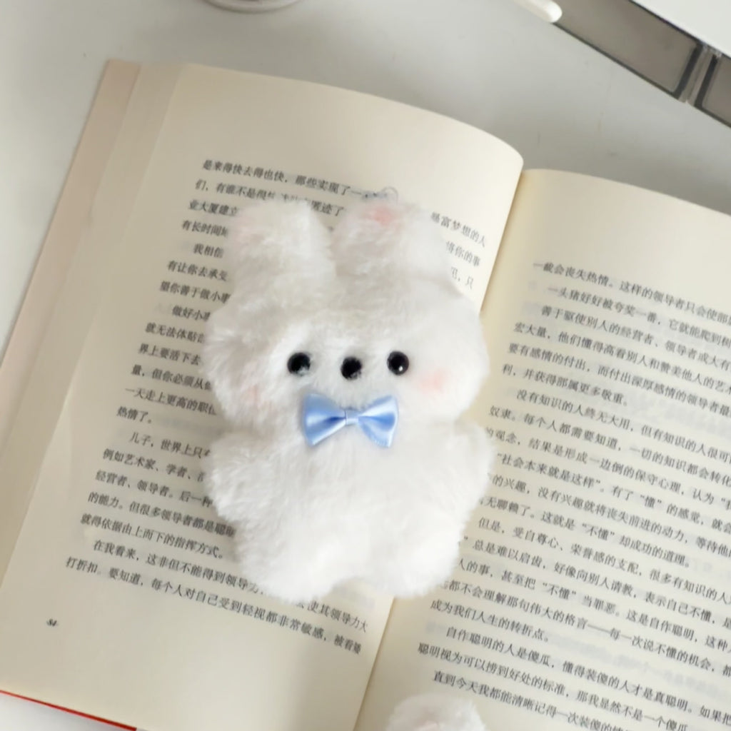Mignon petit ours peluche charme lapin porte-clés filles sac pendentif