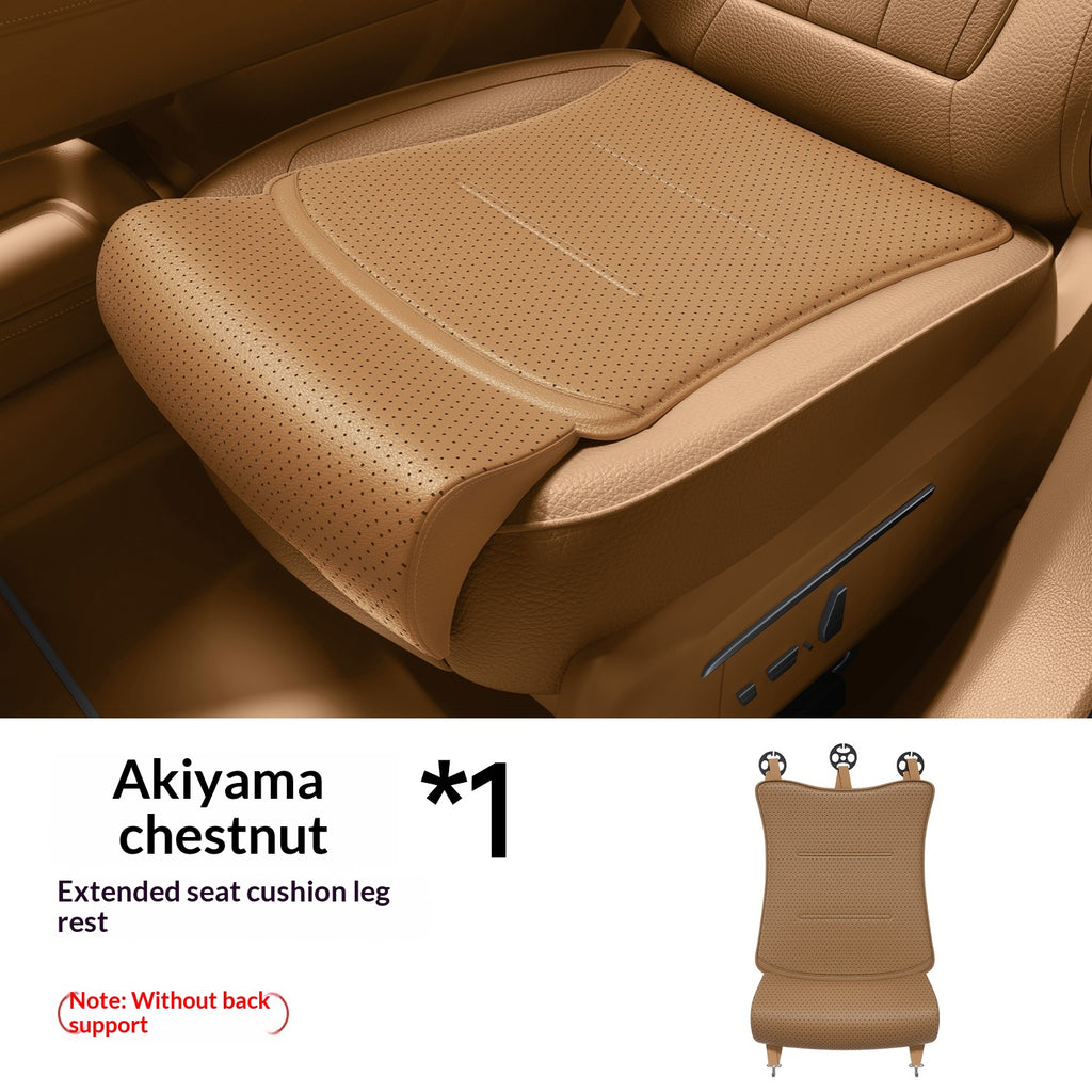 Coussin d'extension de siège de voiture avec repose-jambes intégré en latex