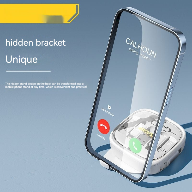 Data Cable Flexible Wire Storage 60W charge rapide Multi-fonction Mobile Téléphone Charger In