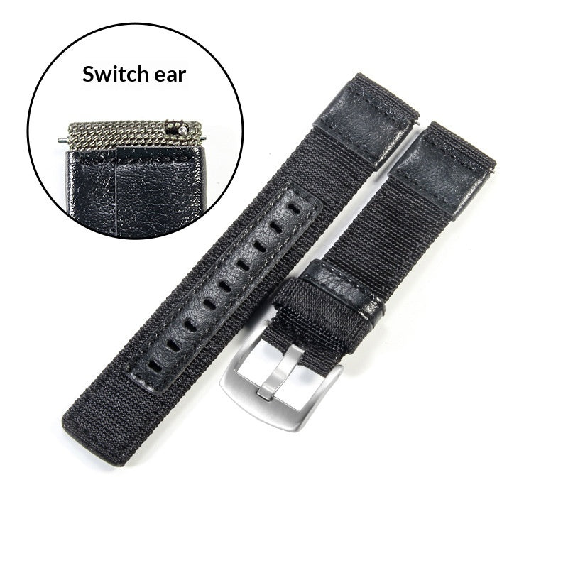 Bracelets de montre Jeep Toile Nylon et Bracelets en cuir